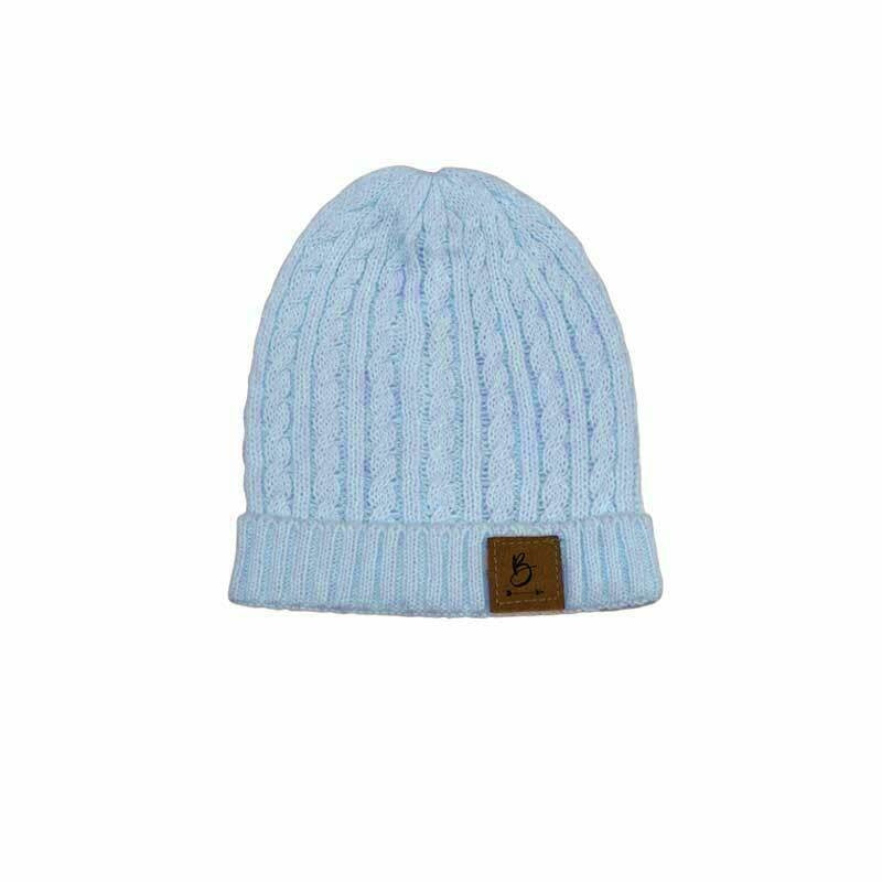 Gorrito bebé tejido invierno